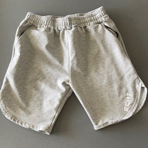 ECHT GREY TRAINING SWEAT SHORTS